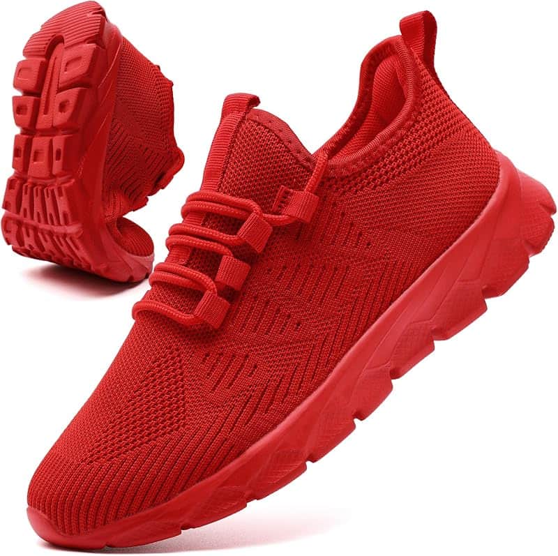 Mens Running Shoes Fashion Sneakers for Walking Tennis Gym Shoes Slip On Lightweight and…