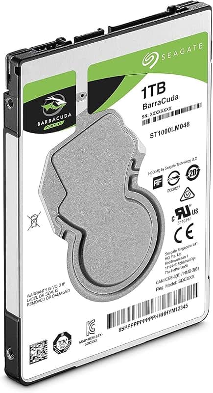 BarraCuda 1TB Internal Hard Drive HDD – 2.5 Inch SATA 6 Gb/s 5400 RPM 128MB Cache for PC…