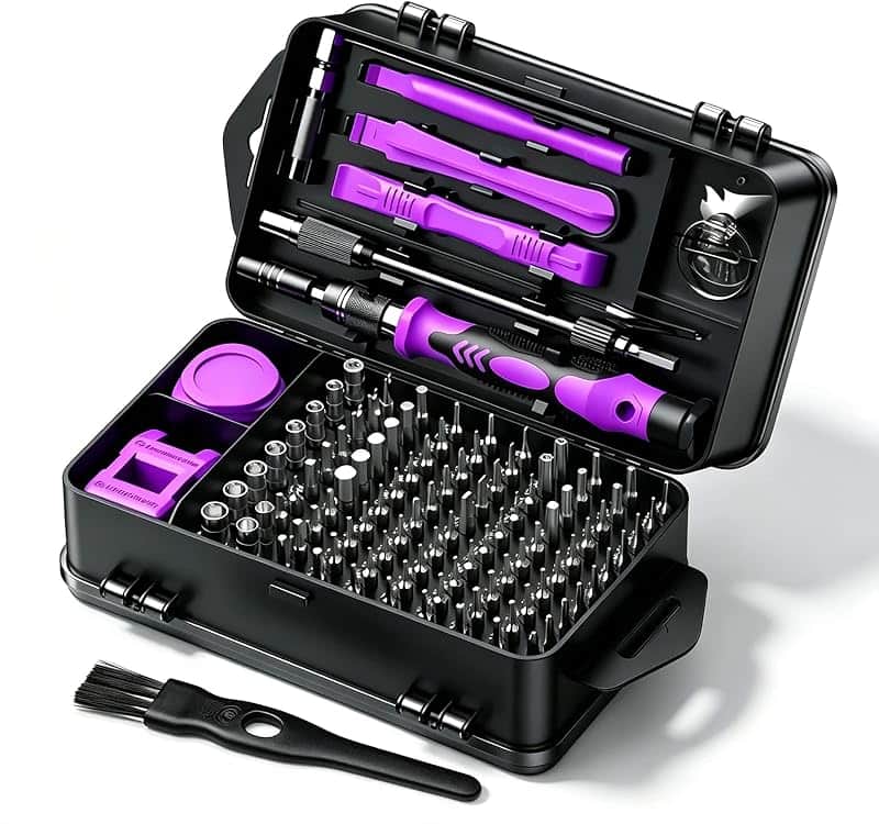 Precision Screwdriver Set 116-Piece with 98 Bits | Magnetic Screwdriver Set for iPhone, M…