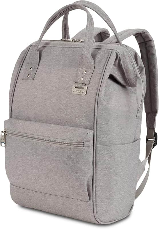 3576 Laptop Backpack, Grey, 12-Inch
