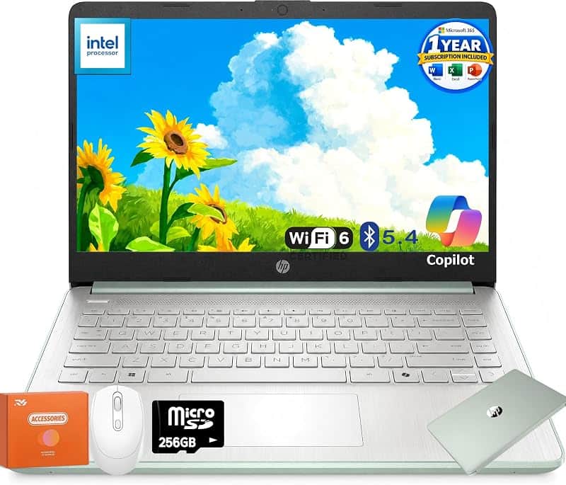 14-inch Laptop for Students & Business, Intel Processor N150, 8 GB RAM