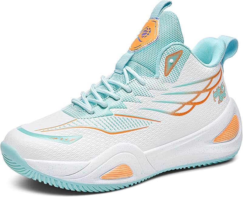 Men's High-Top Basketball Shoes Anti-Slip and Wear-Resistant Soles Running Shoes Graffiti…
