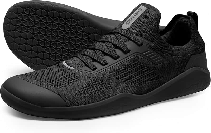 Men's Barefoot Shoes Zero Drop Minimalist Sneakers with Anatomical Toe Box | Breathable,…