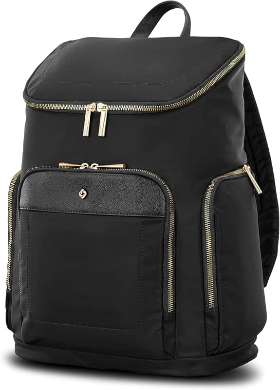 Mobile Solutions 2 Deluxe Backpack, Laptop & Tablet Backpack with Padded Compartments, Fr…