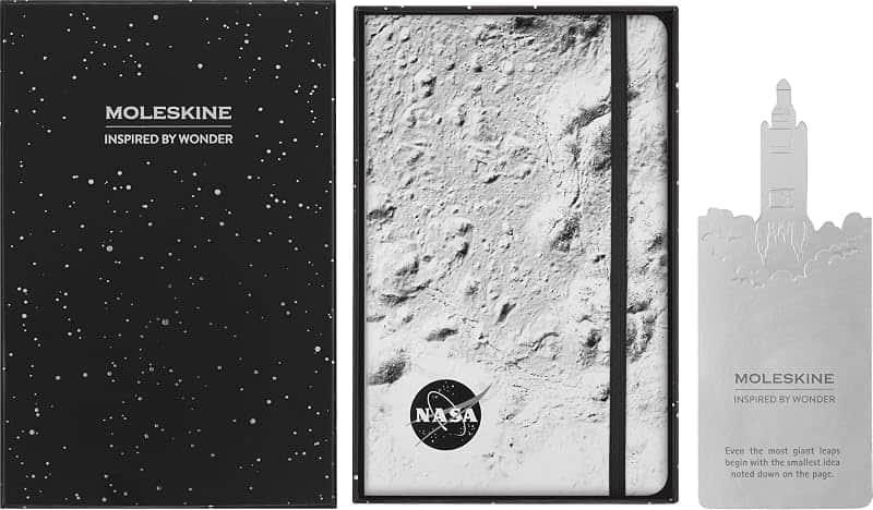 Moleskine SKBOXL7063S1 NASA-inspired Notebook, Horizontal Rule, with Box, Large Size (W x…