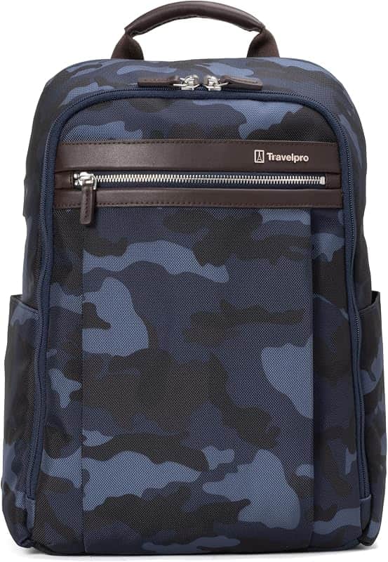 Platinum Elite Slim Laptop Backpack, Navy, 16-Inch