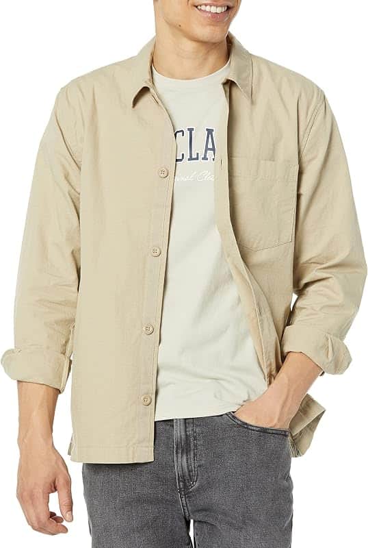 Mens Utility Shirt Jacket Coat