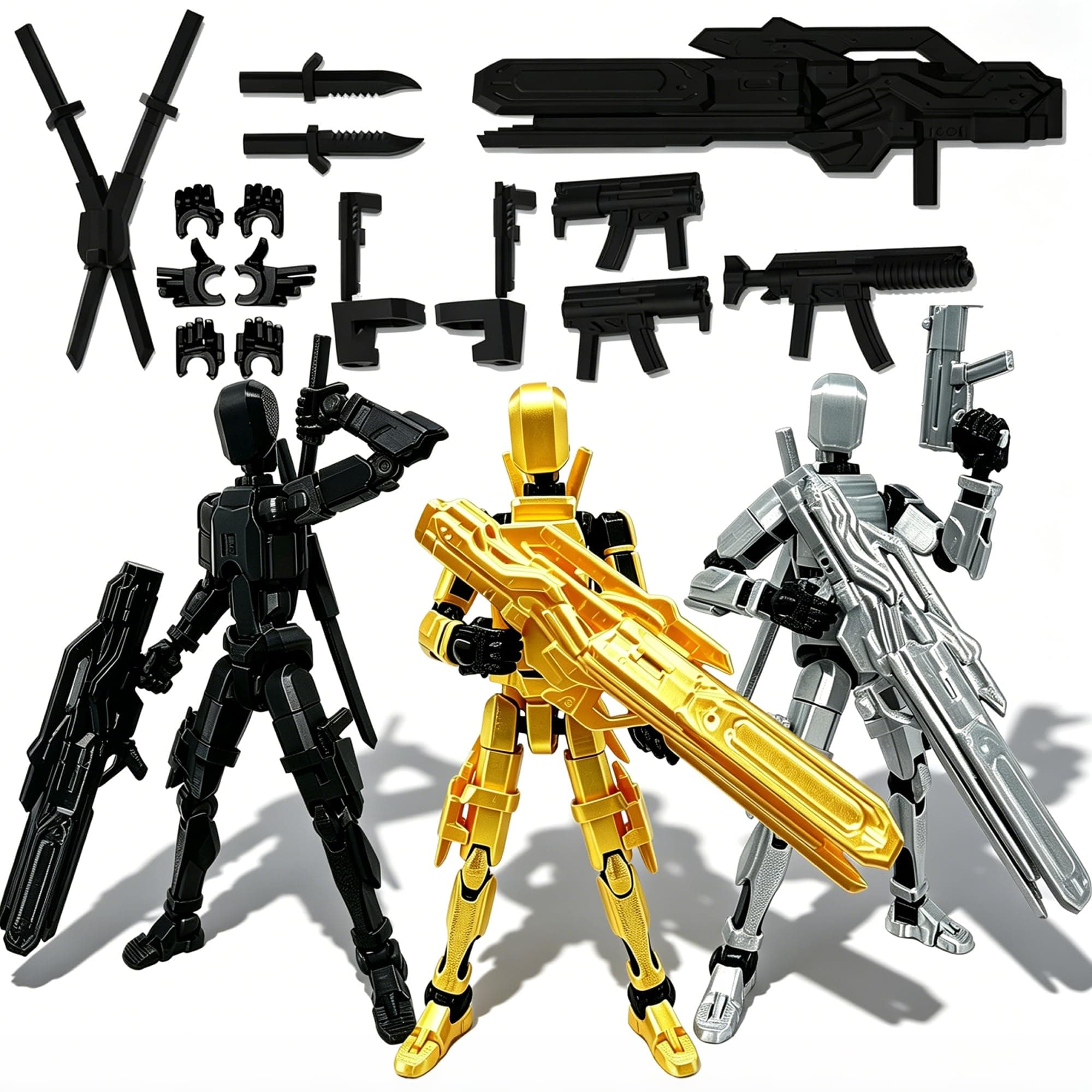 Yewmow Titan 13 Action Figure Set, Dummy Robot 13 Action Figure for Filming | 3D Printed…