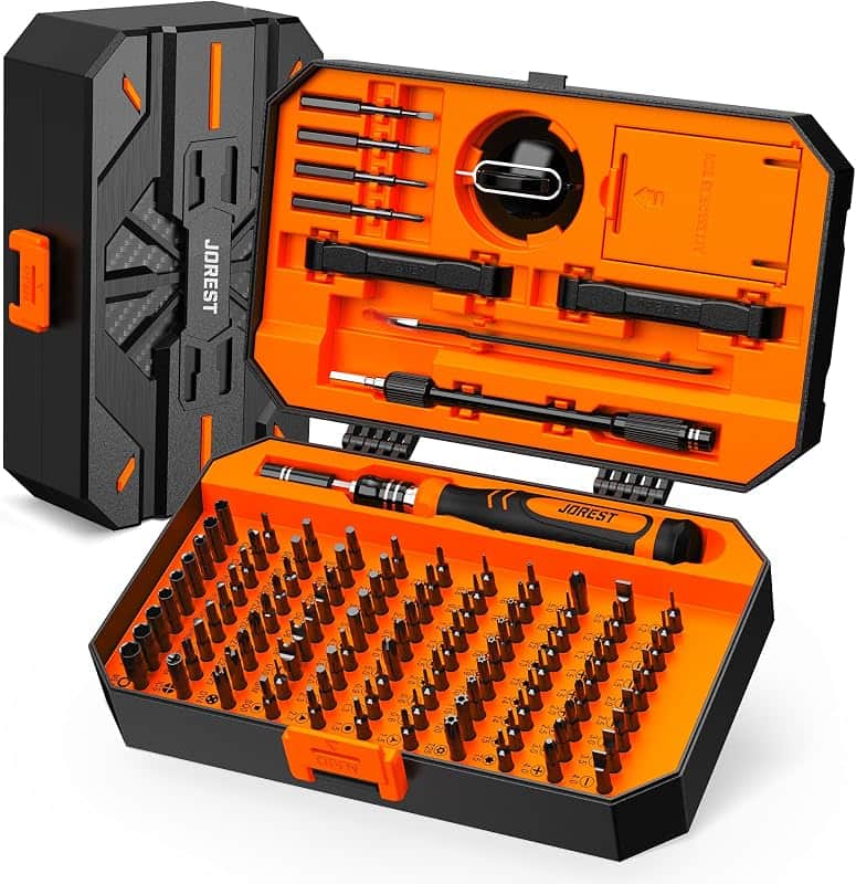 JOREST 115 in 1 Precision Screwdriver Set, Magnetic Electronics Tool Kit | Gifts for Men,…