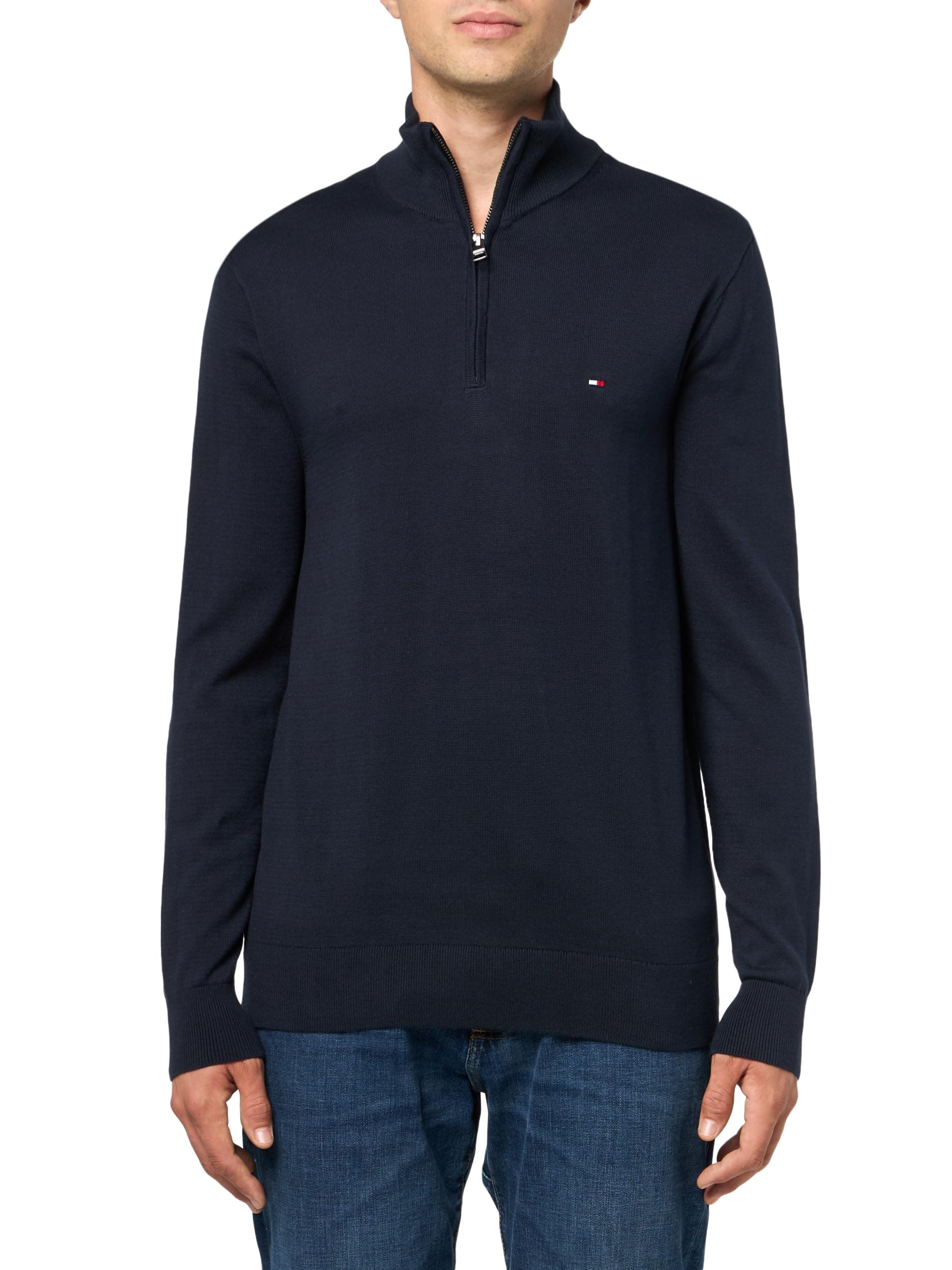 Men's Lightweight Pullover Quarter Zip Sweater