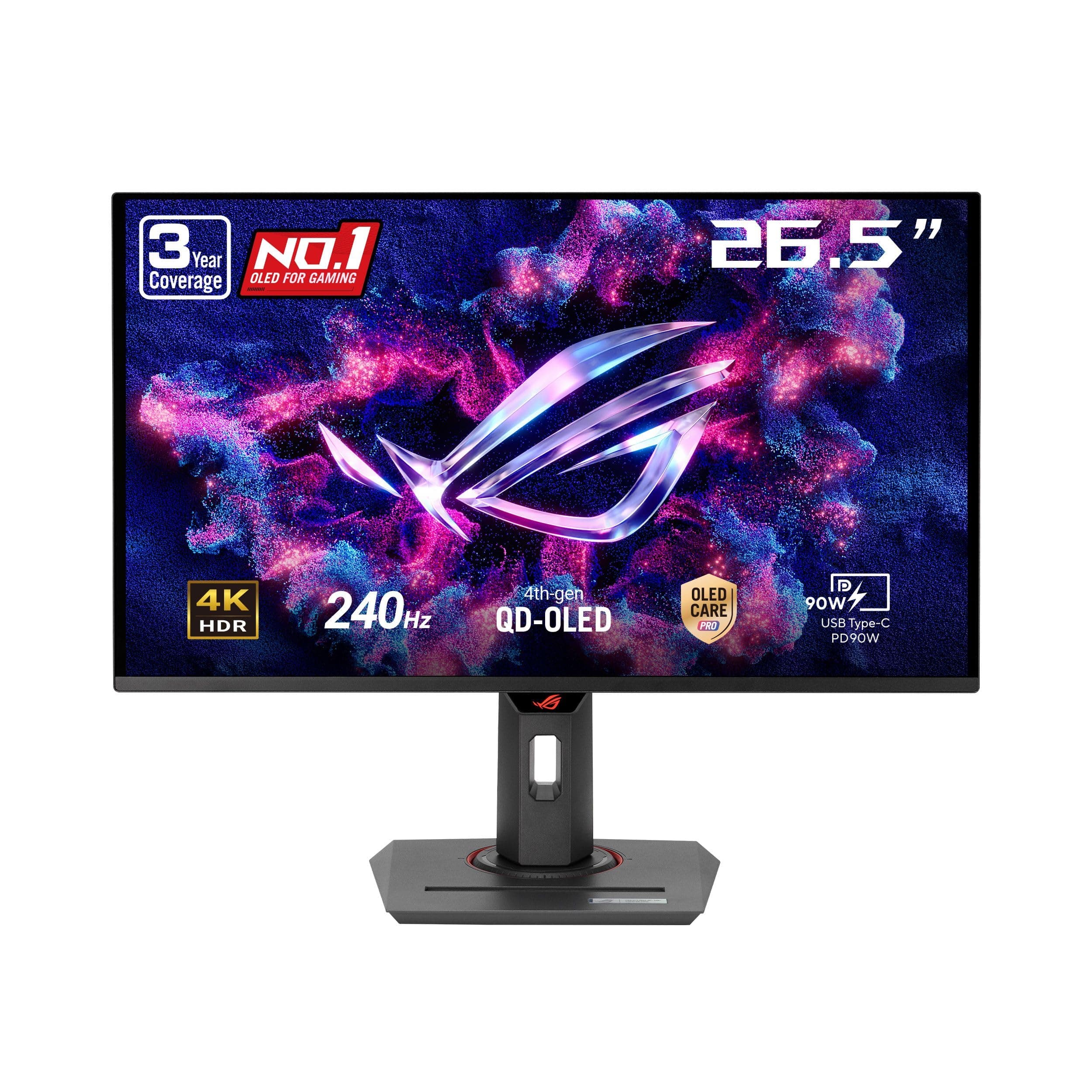 ROG XG27UCDMG 27 Inch 4K 240Hz Tandem QD-OLED G-SYNC Gaming Monitor
