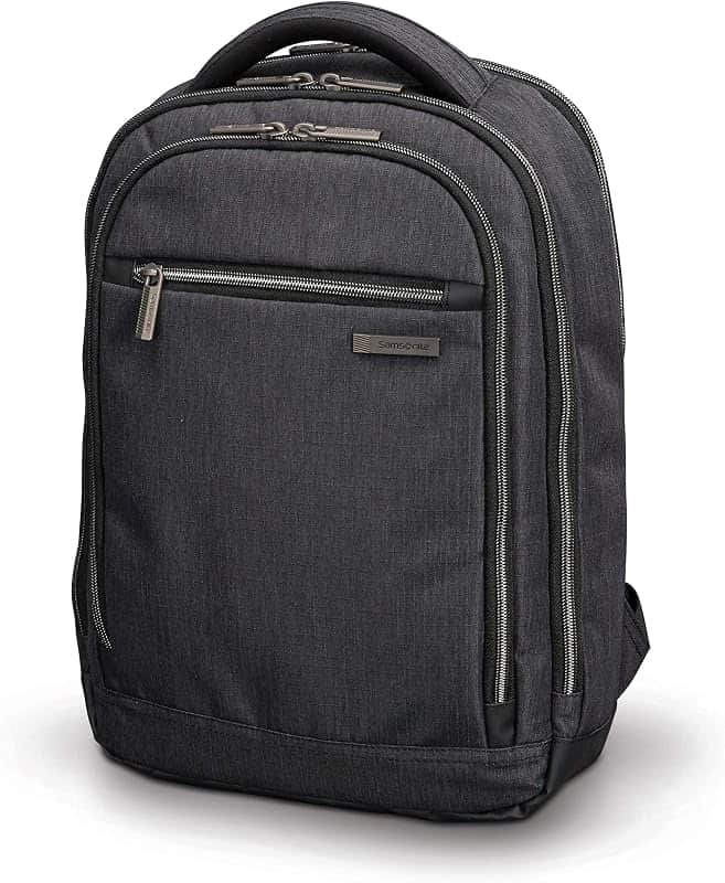 Modern Utility Mini Laptop Backpack, Charcoal Heather, One Size
