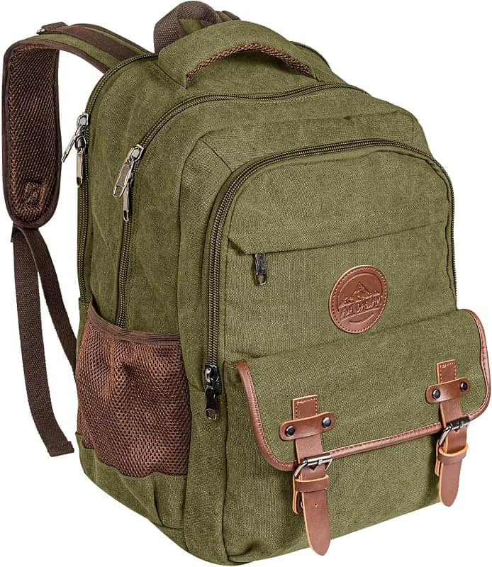 Premium Original Canvas Backpack/ 17”Laptop/XL-30L/ Many Pockets | Strong Zippers | Thick…