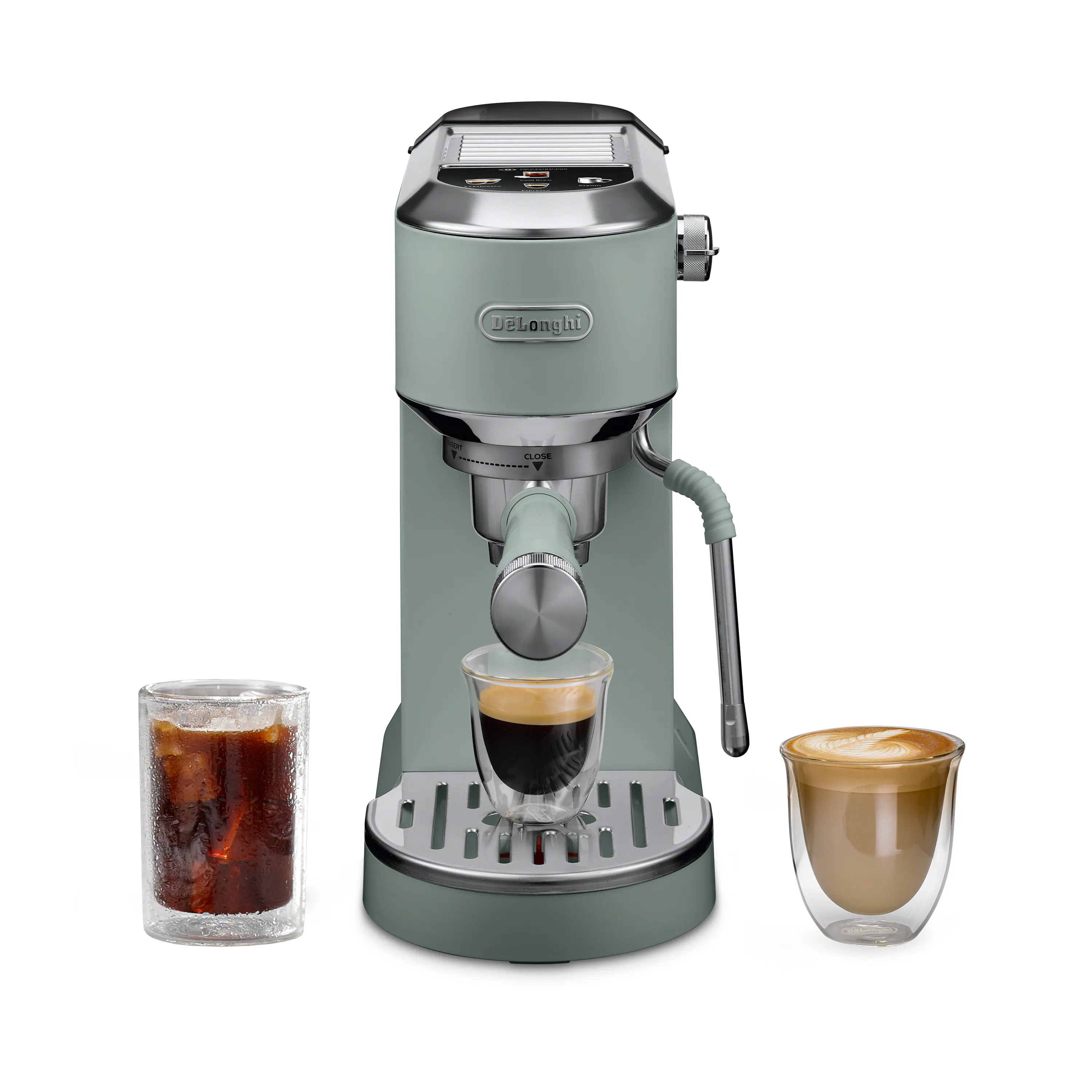 Cafetera De’Longhi Dedica Duo espresso y cold brew - Pistacho